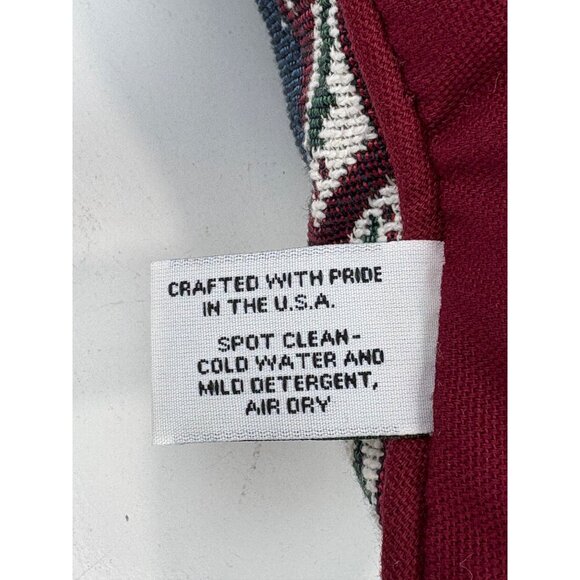 Riverdale Santa Claus Tapestry Throw Pillow 16”x16” Christmas uSA VTG - Picture 5 of 6